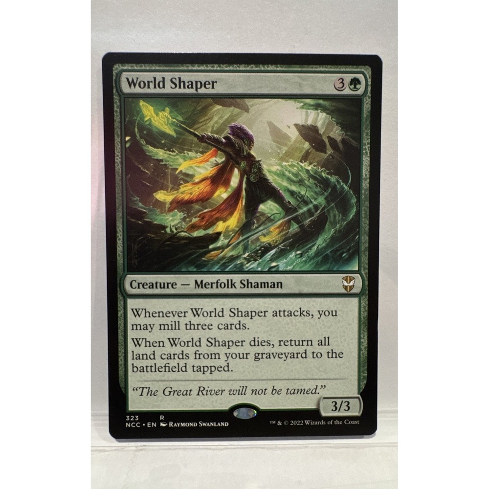 World Shaper Commander Streets of New Capenna MTG Rare Green Card 323 Regular